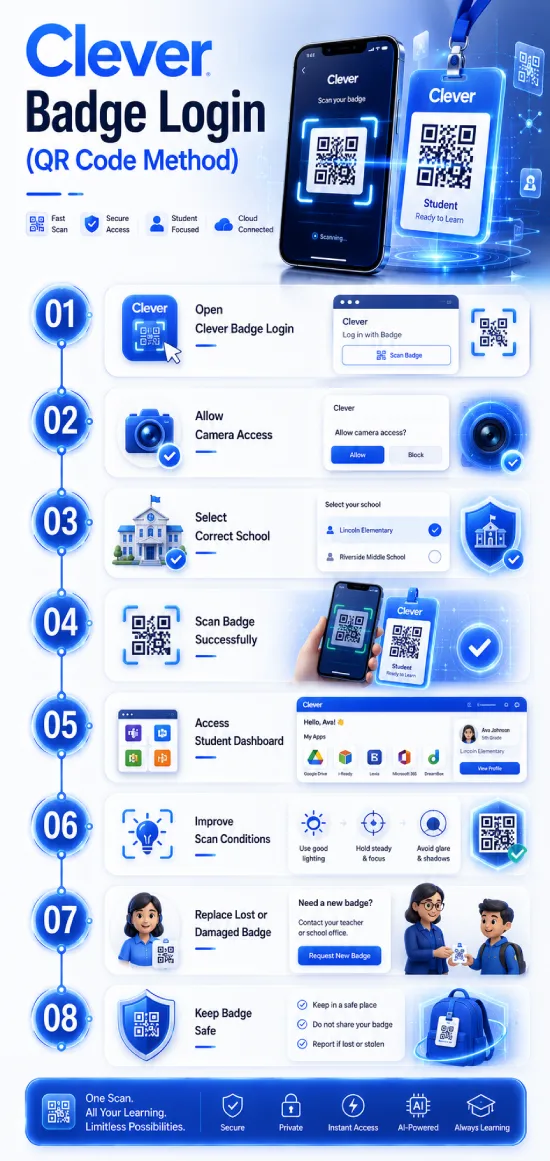 Clever Badge Login (QR Code Method)