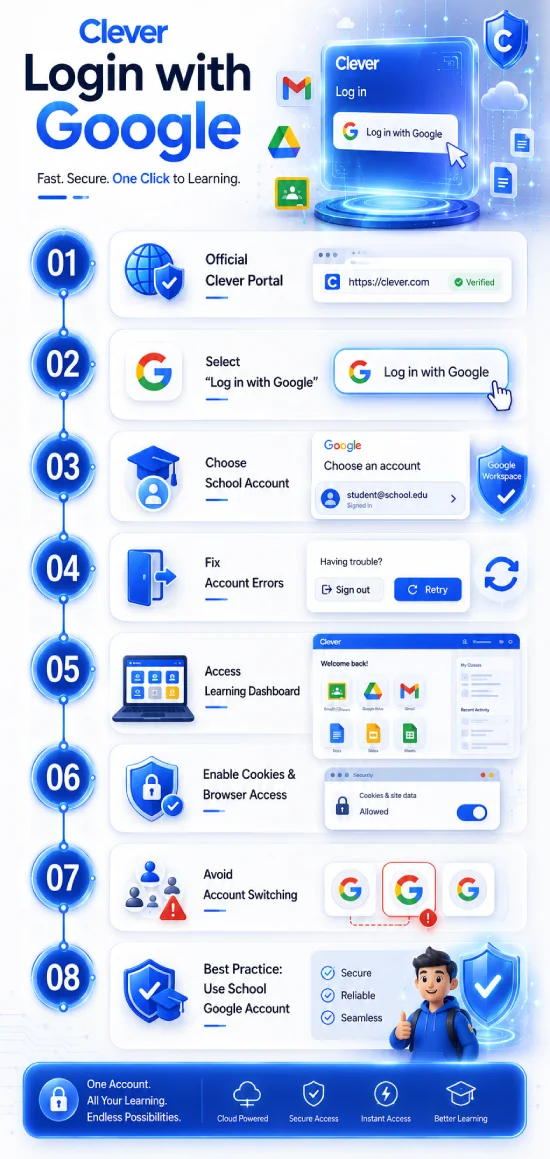 Clever Login with Google (Google Workspace for Education)